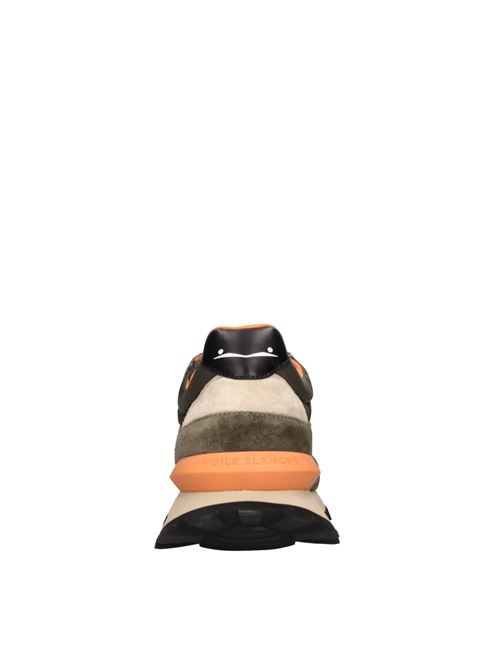 Sneakers in camoscio e tessuto VOILE BLANCHE | 0012017930.09.1F28VERDE-BIANCO-NERO-GRIGIO